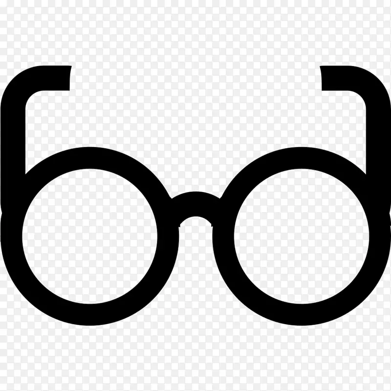 眼镜电脑图标镜头图像视觉感知眼镜