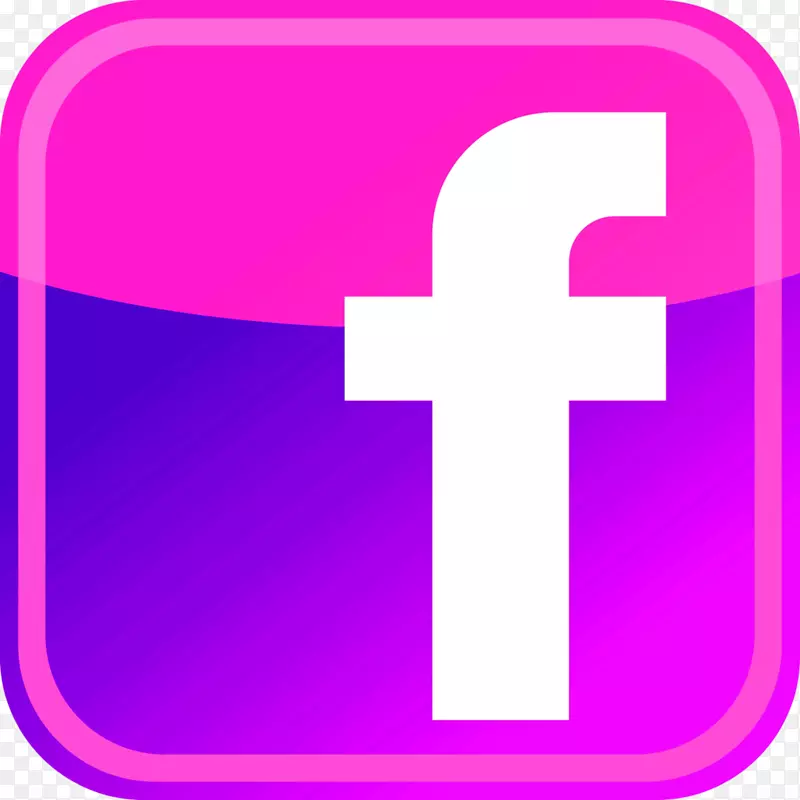 facebook电脑图标紫色剪贴画粉色-facebook紫色