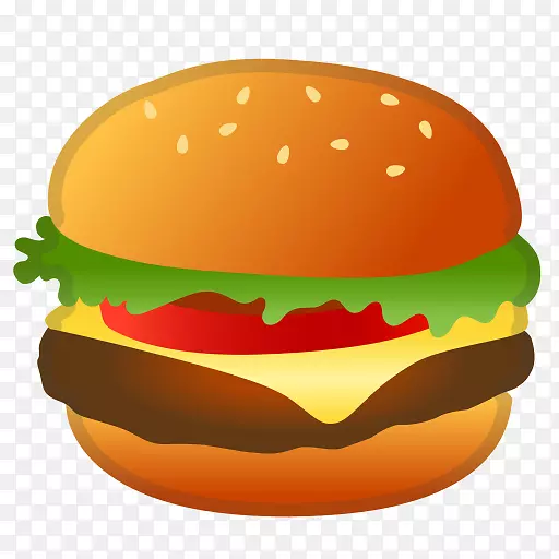 汉堡包芝士汉堡肉饼表情符号google-moji