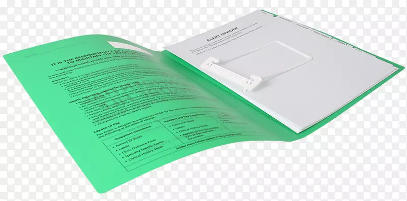 病案药品医疗档案病人-绿色2袖珍文件夹