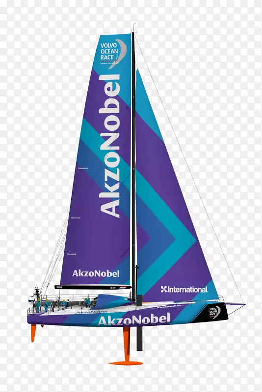 帆船2017年-18沃尔沃海洋竞赛b沃尔沃车队阿克苏诺贝尔赛艇比赛