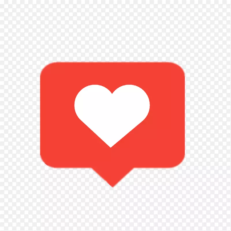 心脏电脑图标，如按钮剪贴画Instagram-Instagram心脏