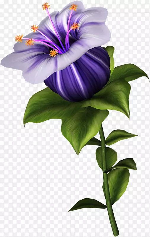 花束剪贴画图像花卉设计-紫色彩虹玫瑰花束