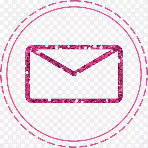 电子邮件计算机图标图像图形internet-Outlook电子邮件图标粉红色