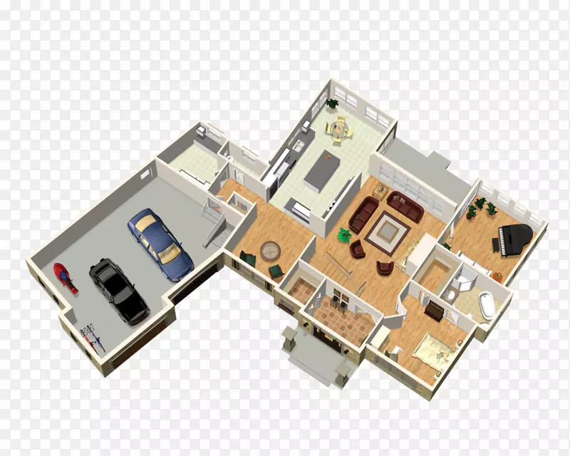 家用电器配件平面图公司平面图电子元器件-朴实的乡村卧室设计理念