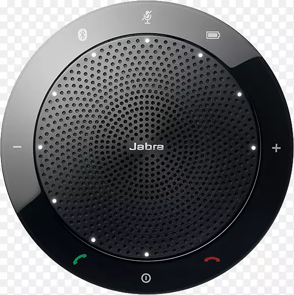 Jabra说510个用于移动电话/软电话/pc 100-43100000-02免提电话会议电话的黑色无线蓝牙扬声器-Jabra耳机配对