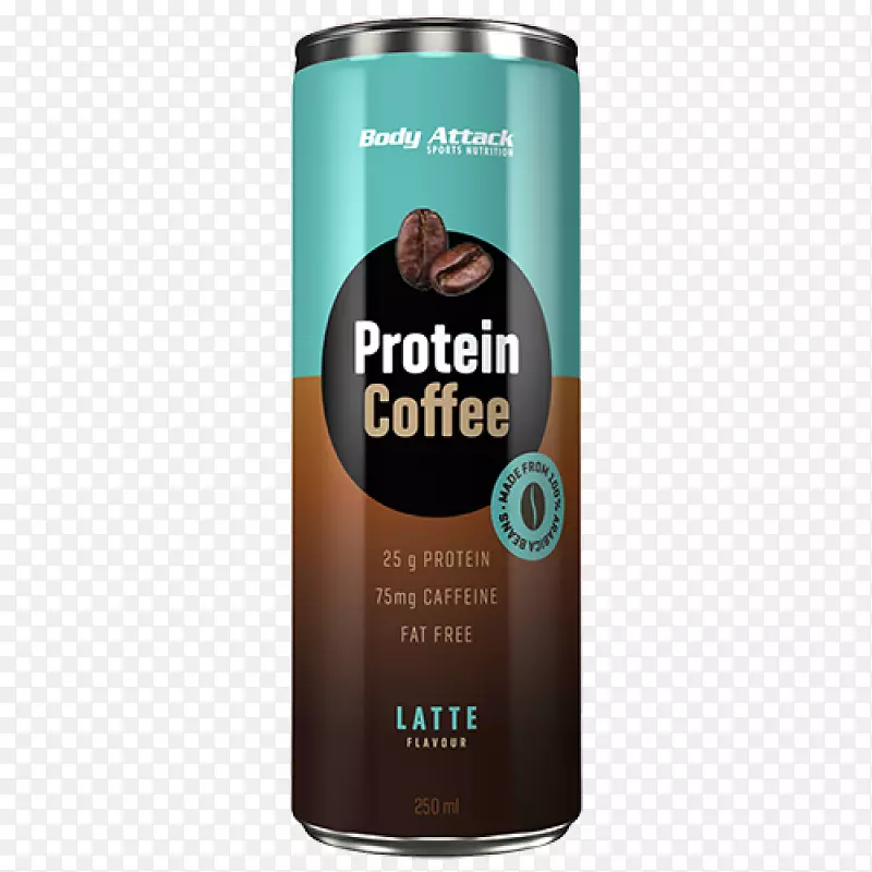 拿铁体攻击蛋白咖啡，250毫升咖啡厅-咖啡