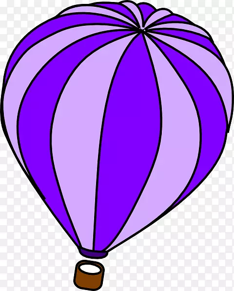 剪贴画热气球飞行-气球图