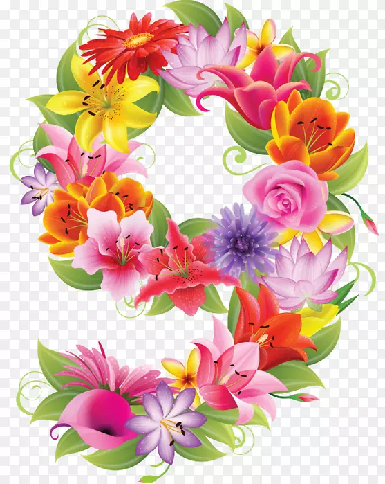 剪贴画花卉设计编号png图片花卉