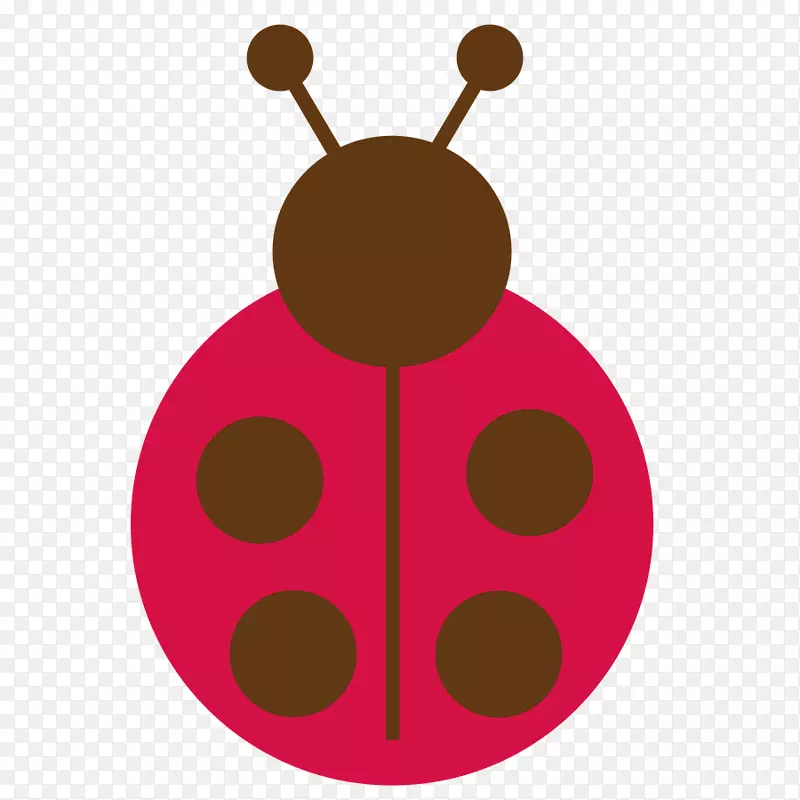 剪贴画昆虫产品设计栗色图案-小红帽木偶