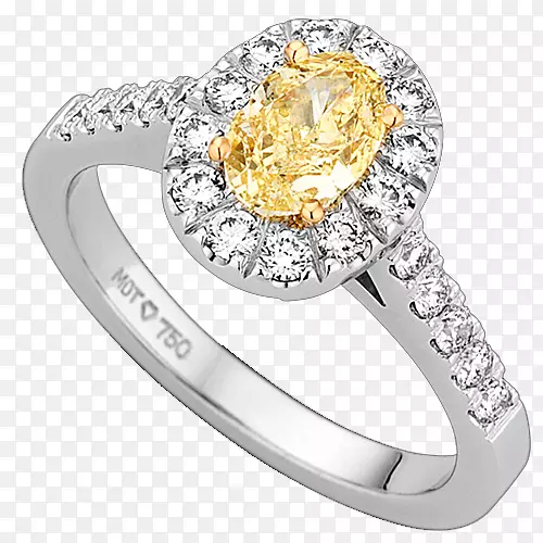澳洲钻石订婚戒指-椭圆形钻戒