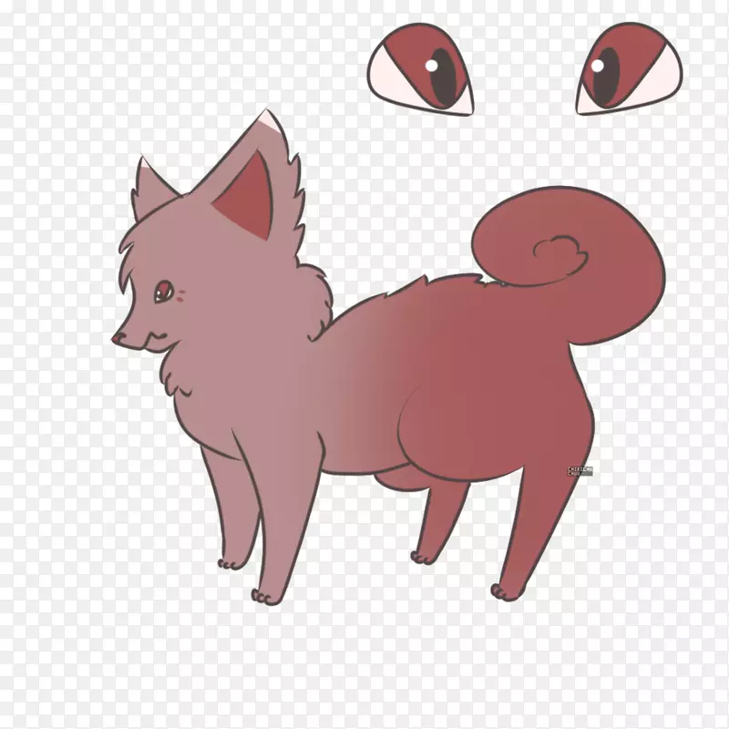 胡须，红色狐狸小狗，法国斗牛犬-毛茸茸的小狗