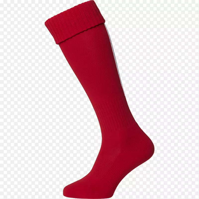 袜子的红色膝盖高肩带-很酷的袜子