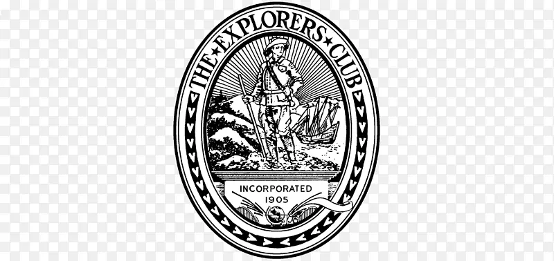 探险家俱乐部探险组织标志西印度群岛游艇俱乐部探险者俱乐部