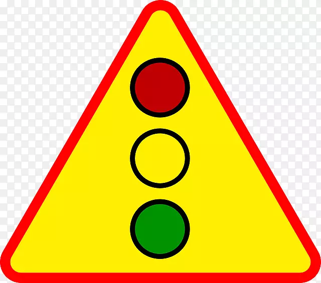 交通灯交通标志剪辑艺术停车标志图.三绿色停车灯颜色