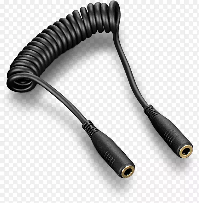 同轴电缆Sennheiser sp链接适配器-音频扩展电缆扬声器电话-Sennheiser usb耳机双