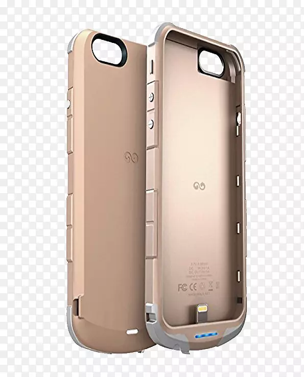 Ac适配器iphone 6s可充电电池苹果iphone 6/6s智能电池盒电动电池-黄金MacBook皮