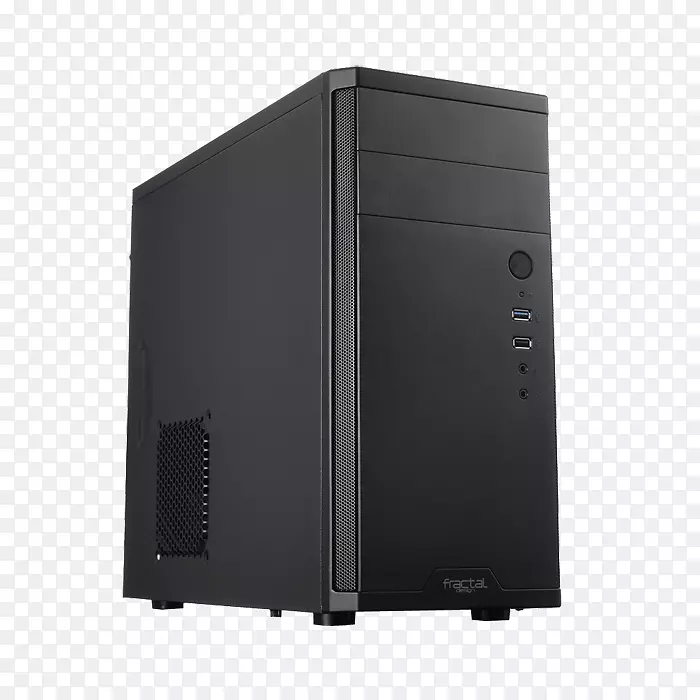 计算机机箱和外壳分形设计定义s计算机底盘电源单元定义.黑色台式塔