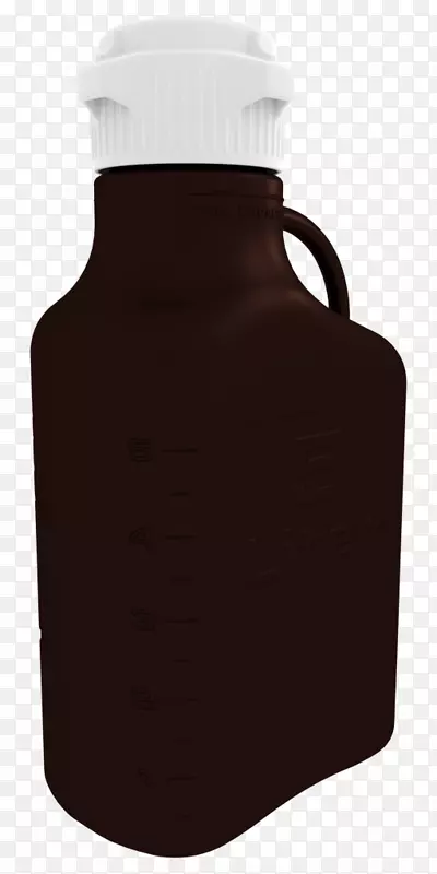 水瓶玻璃瓶酿酒机15n-1111-brw聚丙烯自制汽车，5升，深琥珀pp，83毫米瓶盖，3250毫升容量-10加仑