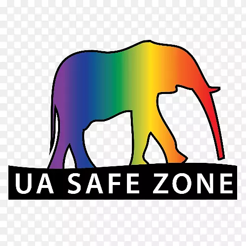 阿拉巴马大学红潮足球标志LGBT安全空间-LGBT安全区