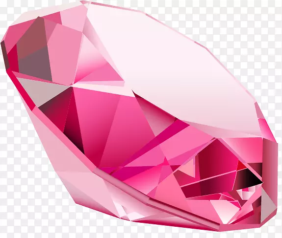 蓝色钻石图形宝石剪贴画.粉红色钻石戒指