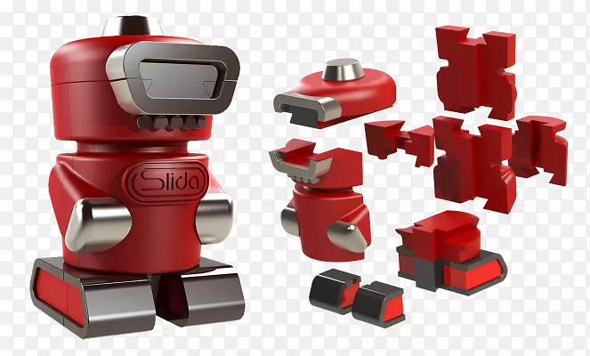 品牌机器人产品设计标志-机器人爆炸