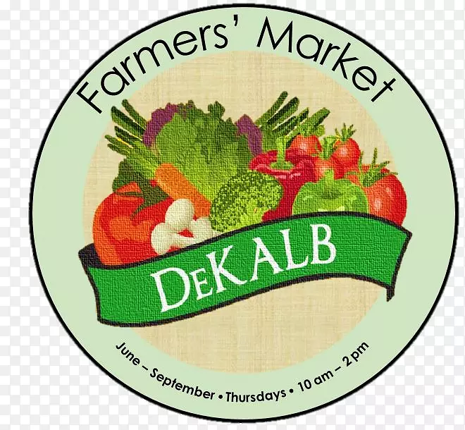 蔬菜DeKalb农民市场素食美食标识-现在接受申请