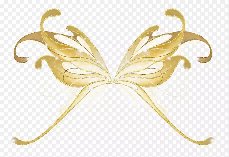 蝴蝶昆虫翅膀害虫-金仙女翅膀数码
