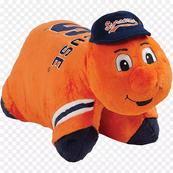 毛绒玩具和毛绒玩具迪斯尼枕头宠物奥托橙色枕头宠物