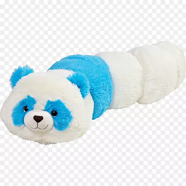 枕头宠物身体支柱神秘熊猫填充动物毛绒玩具身体枕头填充动物&可爱的玩具枕头宠物神秘的熊猫身体支柱-枕头宠物