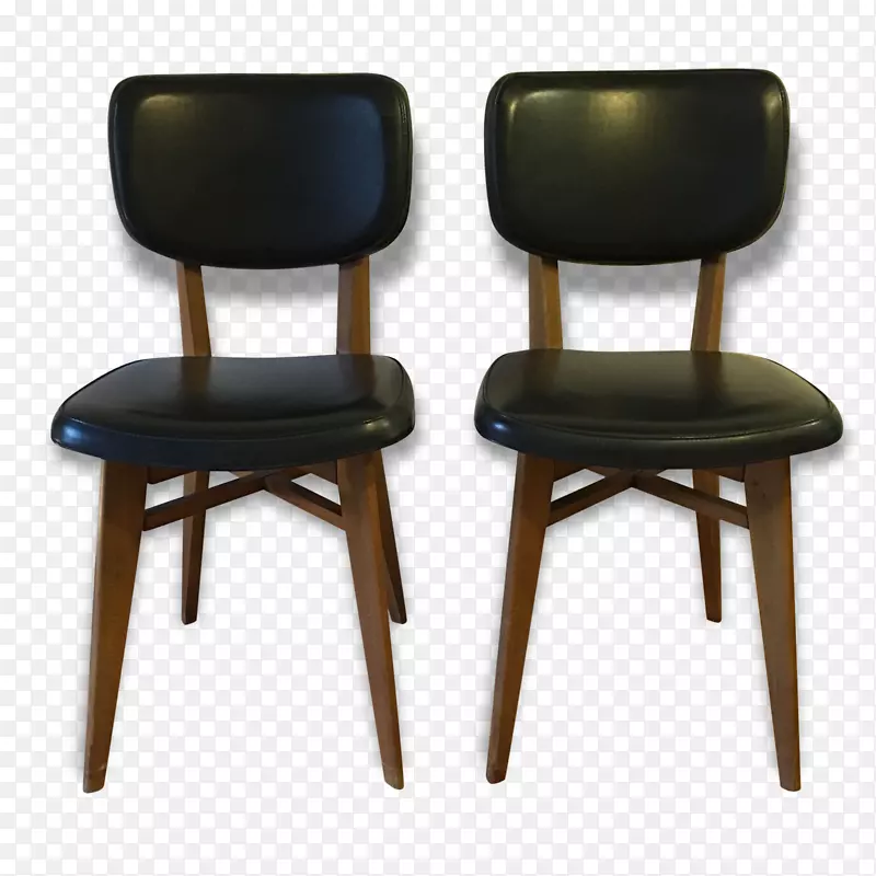 椅子桌，人造皮革家具，老式椅子