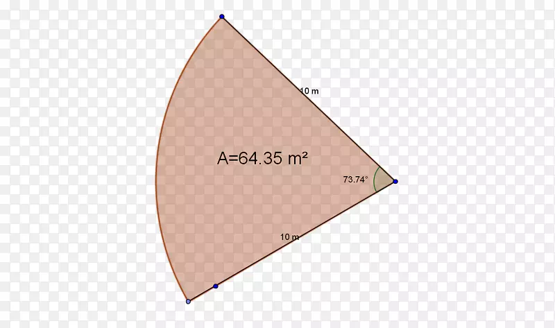 三角形圆扇形面积盘-中洛斯三古等同余