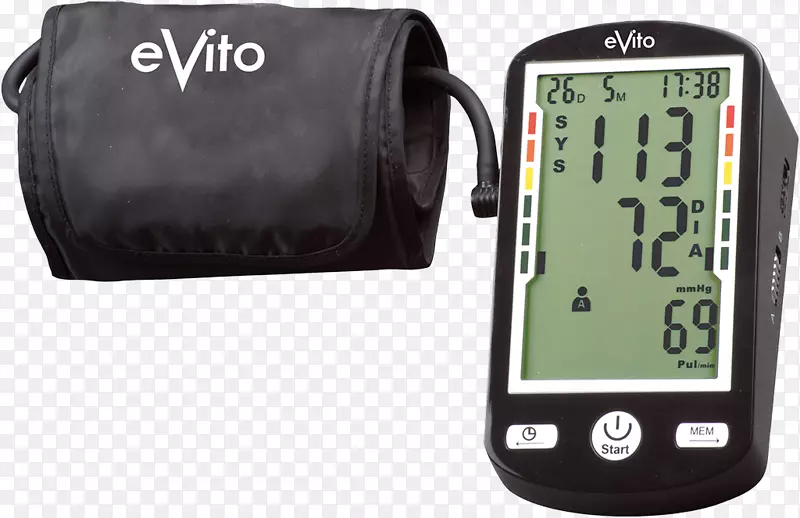 血压监测仪Augšdelms手臂测量.物理活动监测计步器