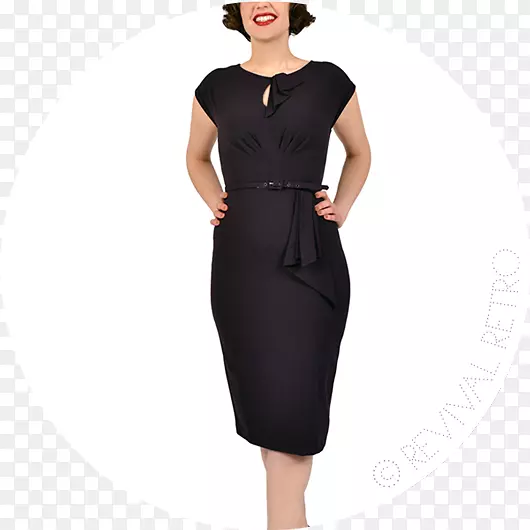 小黑连衣裙袖子时尚-20年代灵感马甲