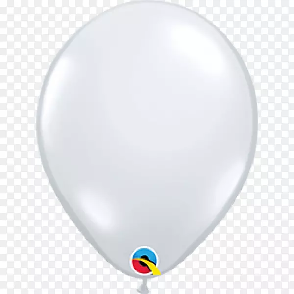 Qualatex乳胶气球派对Qualatex 12“快速链接乳胶气球双Bubbel球透明约55厘米-钻石气球重量