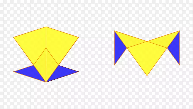 三角形纸图形点-菱形风筝
