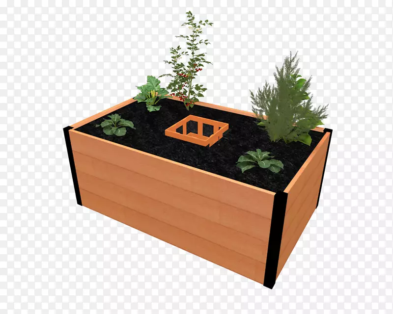 小孔花园堆肥-床式园艺蔬菜用种植箱