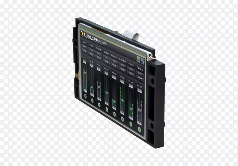 触摸屏audac r2 audac m2dis audac mtx 48音频开关模块数字显示音频混合