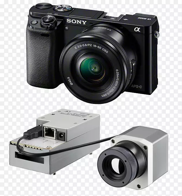 索尼α6000数码单反无镜可换镜头相机索尼e pz 16-50 mm f/3.5-5.6 oss索尼-无人机传感器