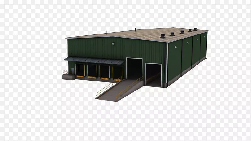 屋顶立面产品设计机械仓库栏杆