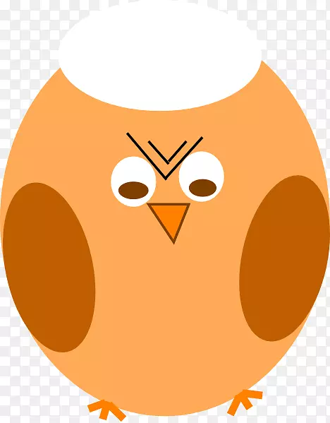 OWL剪贴画露天图片png图片.橙色棕色