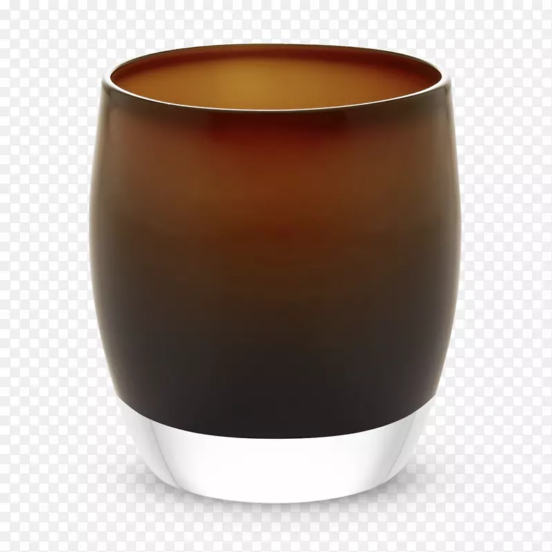 玻璃咖啡杯花瓶棕色学习蜡烛