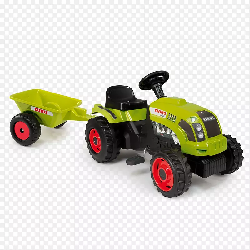 Smoby 710107级特许拖拉机玩具Smoby kindertraktor Claas和nger Smoby 710108带拖车拖拉机玩具
