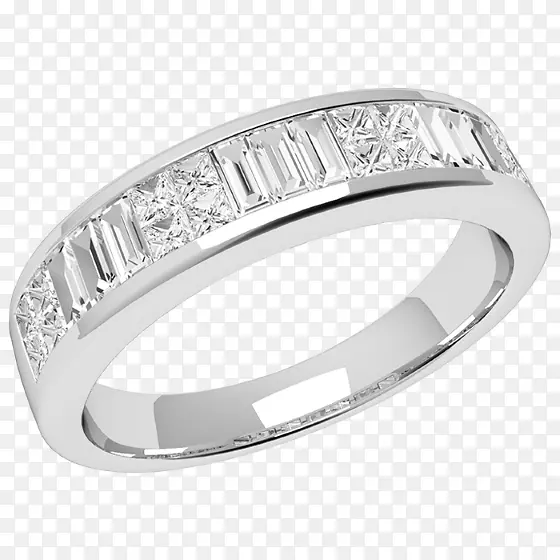 永恒戒指钻石białe złoto结婚戒指-永恒钻石戒指女人