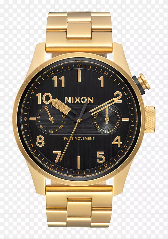 手表计时表黄金精工生态驱动表