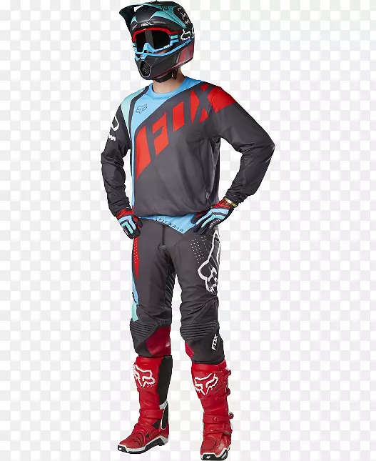 摩托十字裤服装狐狸赛车运动衫-摩托十字运动衫