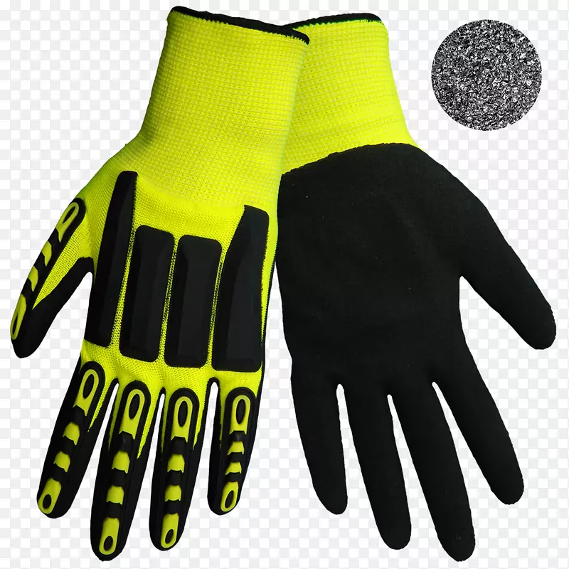 个人防护设备手套高能见度服装安全化学石灰