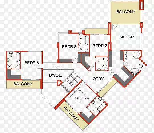 平面图住宅平面图室内设计服务地下室客房设计理念