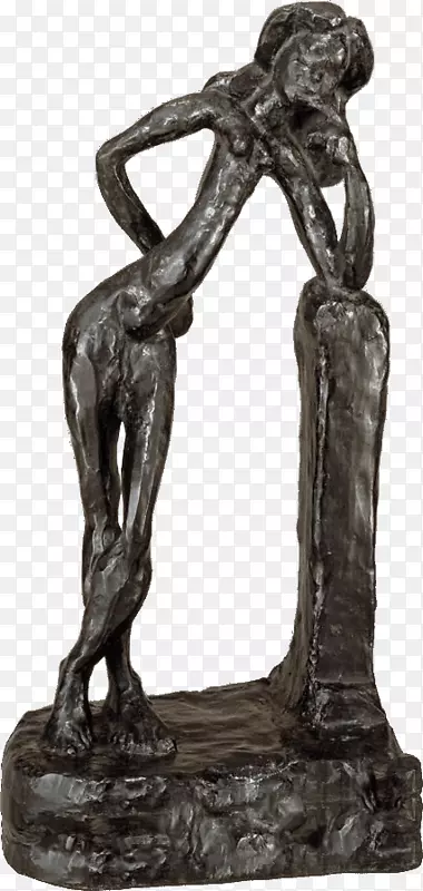 拉蛇纹石青铜雕塑画农奴-现代雕像