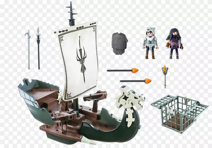 Drago的船Playmobil龙玩具-梦工厂龙玩具